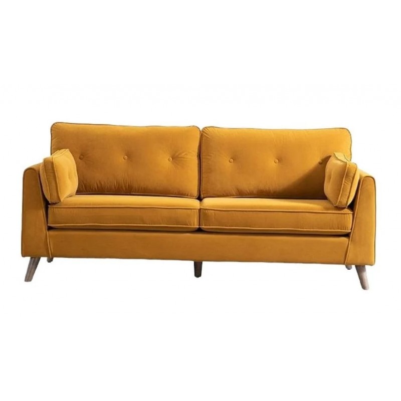 AM Zurich 3 Seater Ochre